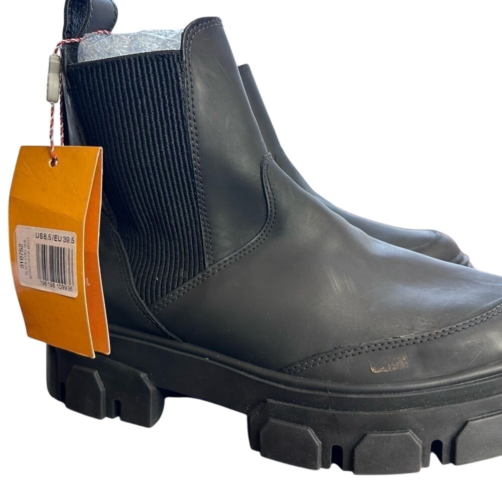 Farm Rio Womens Black Chelsea Monocolor Boot Beaded Lug Sole 310752 Size 8.5 NEW - Picture 4 of 8